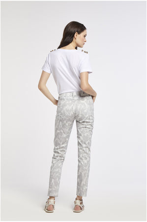 PANTALONE 5 TASCHE STAMPATO