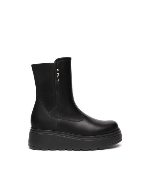 Nero Giardini stivaletti donna in pelle nero I514901D100