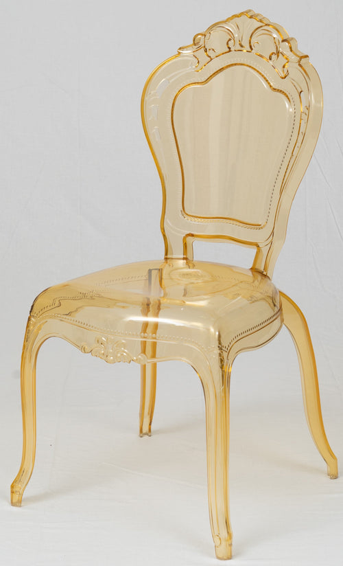 Biscottini Sedia da Pranzo Biscottini Policarbonato 53x50x97.5 Design Bistrot Vintage