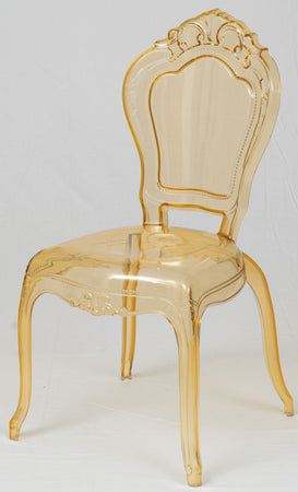 Biscottini Sedia da Pranzo Biscottini Policarbonato 53x50x97.5 Design Bistrot Vintage