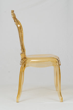 Biscottini Sedia da Pranzo Biscottini Policarbonato 53x50x97.5 Design Bistrot Vintage