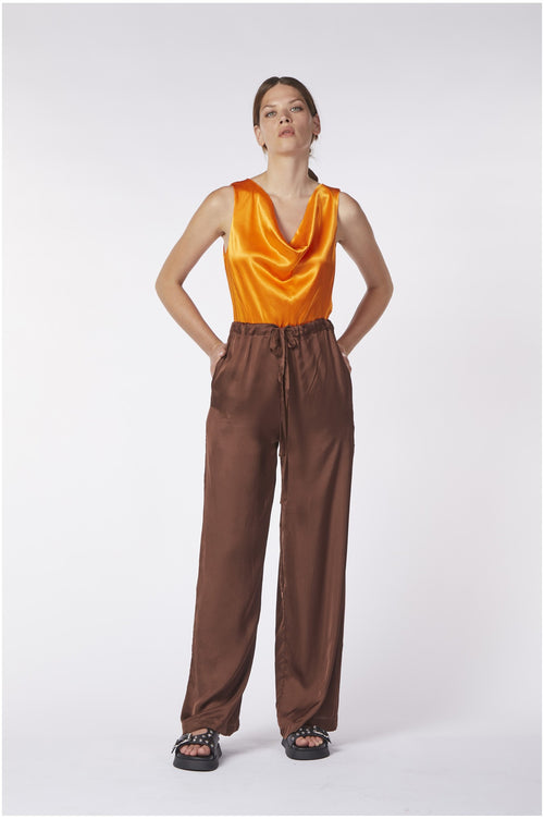 PANTALONE PALAZZO CON COULISSE