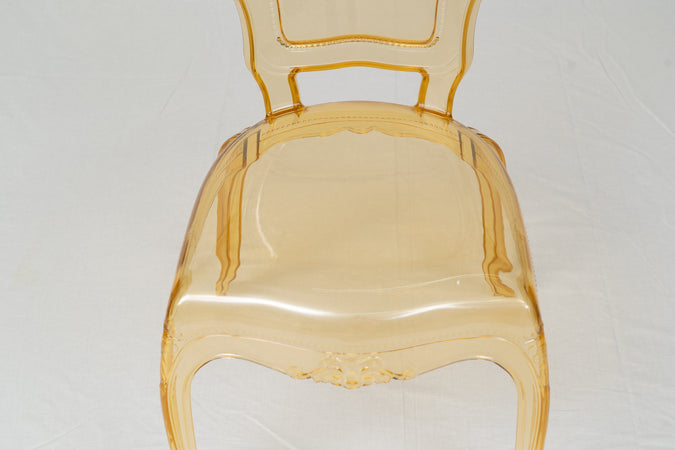 Biscottini Sedia da Pranzo Biscottini Policarbonato 53x50x97.5 Design Bistrot Vintage