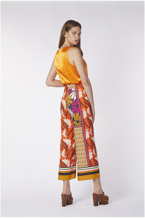 PANTALONE PALAZZO STAMPATO