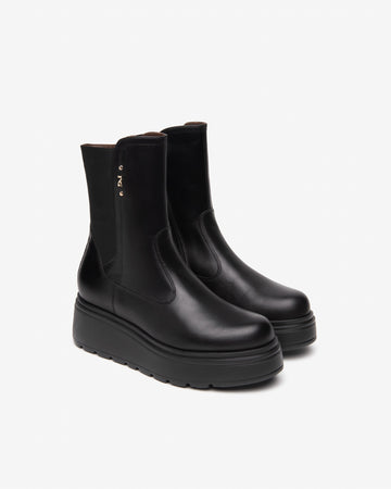 Nero Giardini stivaletti donna in pelle nero I514901D100