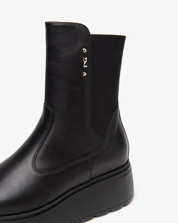 Nero Giardini stivaletti donna in pelle nero I514901D100