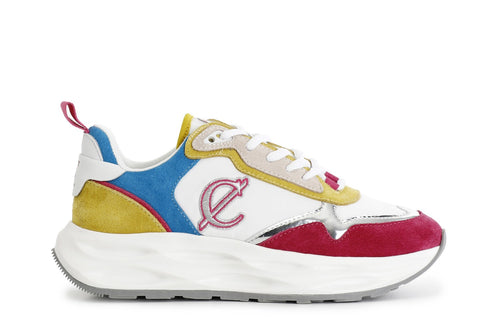 RUNNING IN PELLE SCAMOSCIATA E TESSUTO