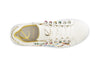 SNEAKERS CON RICAMO E STRASS COLORATI