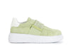 SNEAKERS IN CAMOSCIO CON FASCIA STRASS