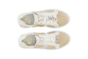 SNEAKERS IN RAFIA CON STRASS LATERALE EACCESSORI GIOIELLO LEVA E METTI