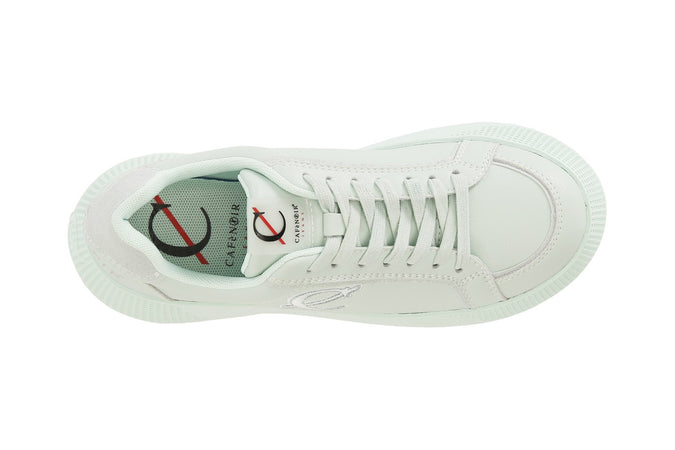 SNEAKERS CON RIPORTI GLITTER E LOGO RICAMATO