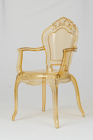 Biscottini Sedia da pranzo in policarbonato con braccioli