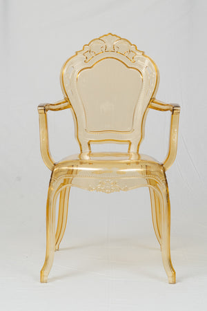 Biscottini Biscottini Sedia Pranzo Bistrot Vintage Policarbonato Braccioli 53x49x97.5