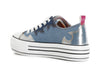 SNEAKERS MID IN TESSUTO CON PATCH STRASS
