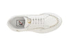SNEAKERS IN PELLE CON BORCHIE