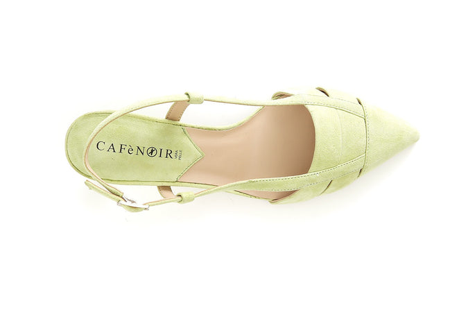 SCARPA DUE FASCE LACCIO DIETRO IN PELLESCAMOSCIATA