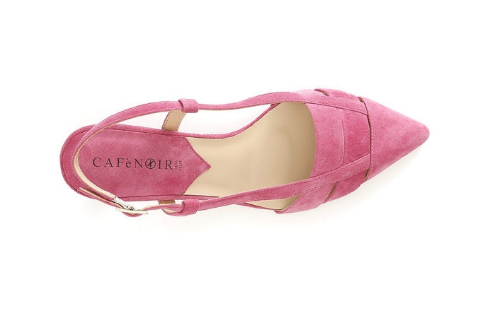 SCARPA DUE FASCE LACCIO DIETRO IN PELLESCAMOSCIATA