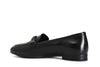 MOCASSINO IN PELLE CON MORSETTO STRASS
