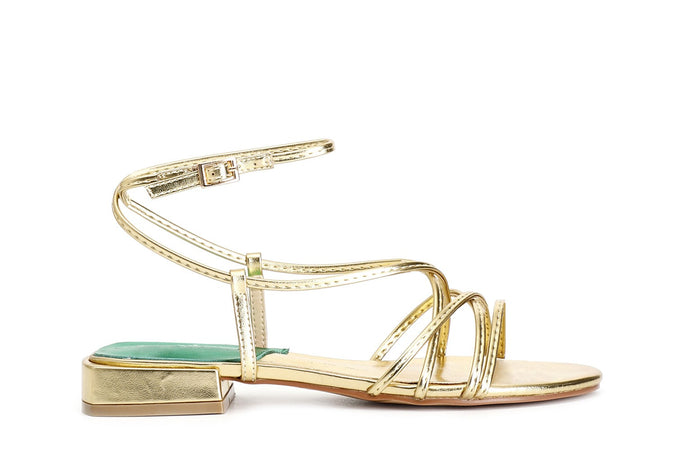 SANDALO SCHIAVA EFFETTO LAMINATO