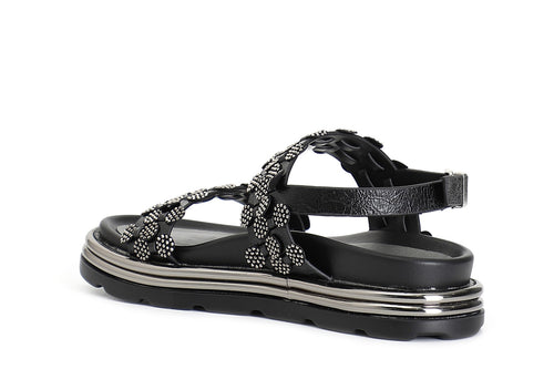 SANDALO FRATE INFILATURA CON MICROSTRASS