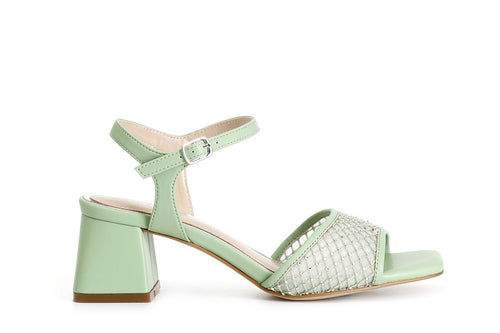 SANDALO GILDA CON RETINA STRASS