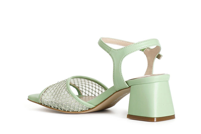 SANDALO GILDA CON RETINA STRASS