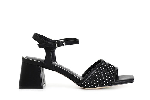 SANDALO GILDA CON RETINA STRASS