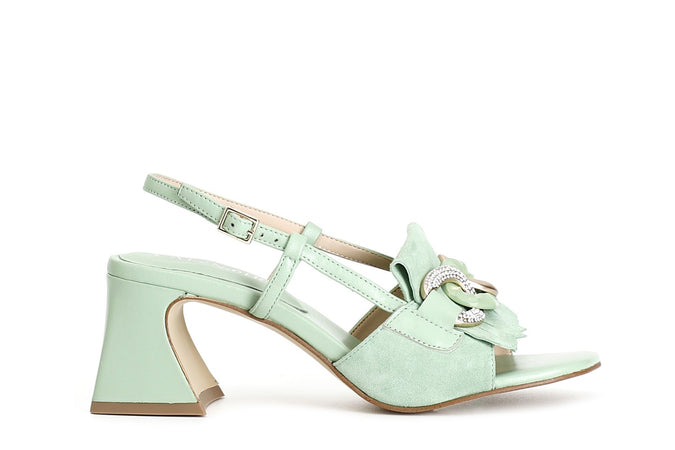 SANDALO FRANGIA IN CAMOSCIO E NAPPA CONCATENA