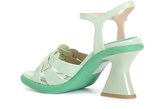 SANDALO GILDA IN PELLE CON ACCESSORIO ANELLO