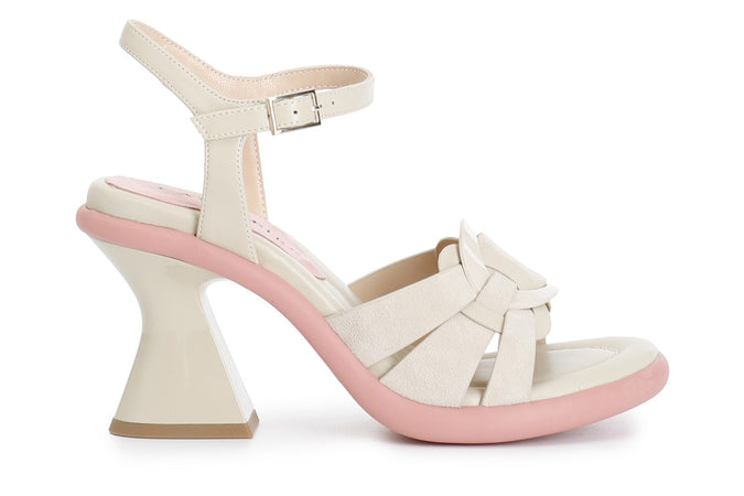 SANDALO GILDA IN PELLE CON ACCESSORIO ANELLO