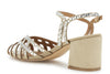 SANDALO GABBIA CON STRASS TRIANGOLO