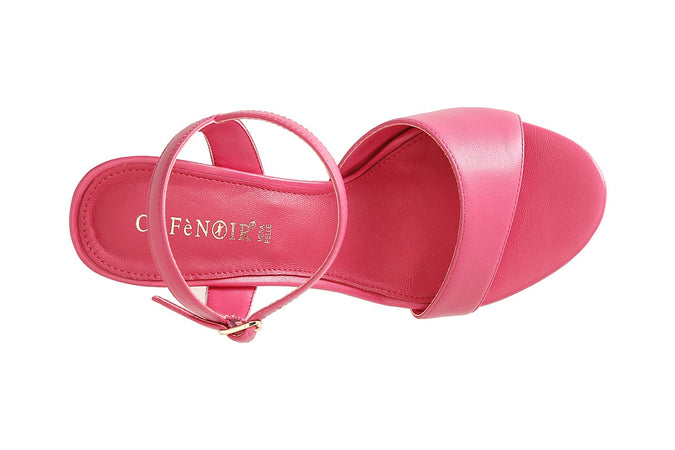 SANDALO ASIMMETRICO IN PELLE