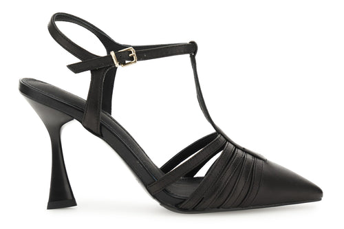 SANDALO A T CHIUSO SUL DAVANTI IN NAPPA