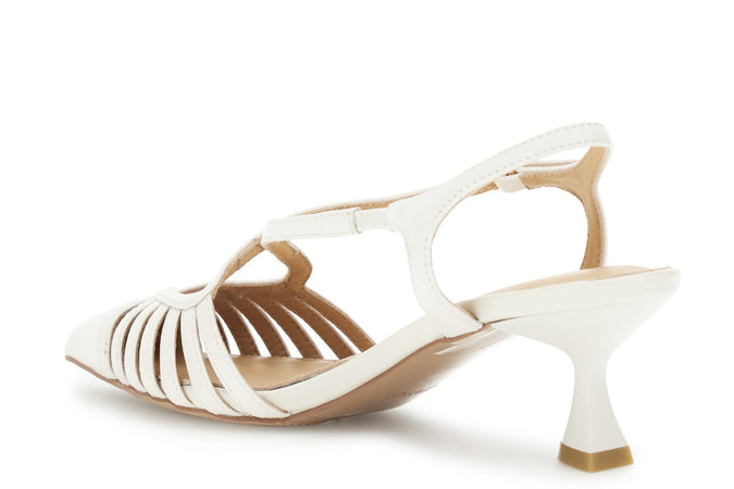 SANDALO CON INCROCIO CHIUSO SUL DAVANTIIN NAPPA