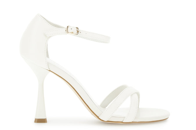 SANDALO INCROCIO CON TOPPONE IN PELLE