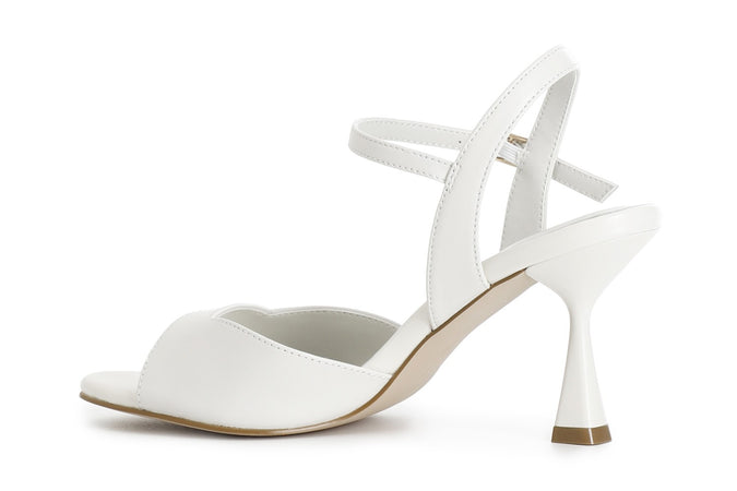 SANDALO FASCIA + GILDA IN PELLE T. H.70MM FORMA TONDA