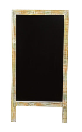 Biscottini LAVAGNA DA TERRA BIFACCIALE CON CORNICE IN LEGNO L50XPR4,5XH100 CM