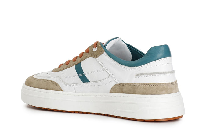 SNEAKERS UOMO IN PELLE E PELLE SCAMOSCIATA SUOLA A CASSETTA