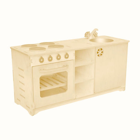 Cucina Montessori in legno per bambini