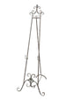 Biscottini Portaquadro in ferro battuto finitura ruggine anticata L53xPR96xH150 cm