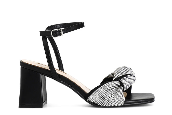 SANDALO CON NODO STRASS