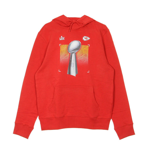 FANATICS BRANDED Felpa Cappuccio Uomo Nfl Iconic Parade Celebration Kanchi Red da uomo