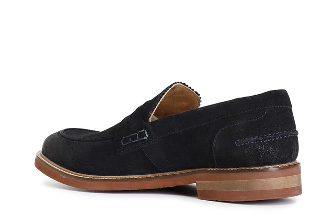 MOCASSINO IN PELLE SCAMOSCIATA