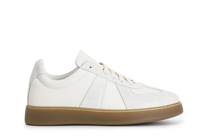 SNEAKERS IN PELLE E SCAMOSCIATO