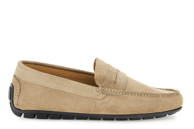 MOCASSINO IN PELLE SCAMOSCIATA