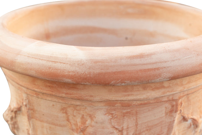 Biscottini Vaso Terracotta Galestro Biscottini 50x44 Fatto a Mano Made in Italy Toscana