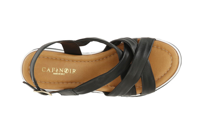 SANDALO IN NAPPA CON INCROCIO