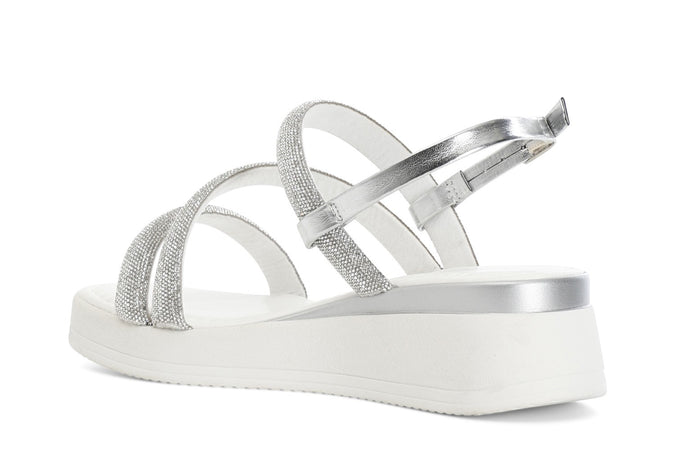 SANDALO ASIMMETRCO CON STRASS