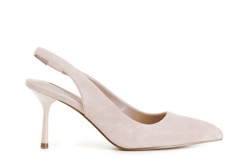 DECOLLETE IN CAMOSCIO APERTA DIETRO