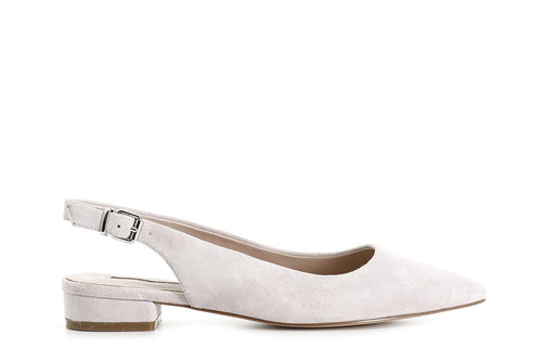 BALLERINA IN CAMOSCIO APERTA SUL DIETRO